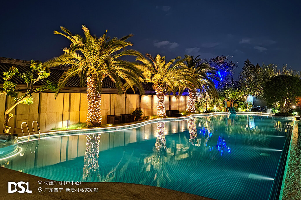 別墅泳池，室外泳池