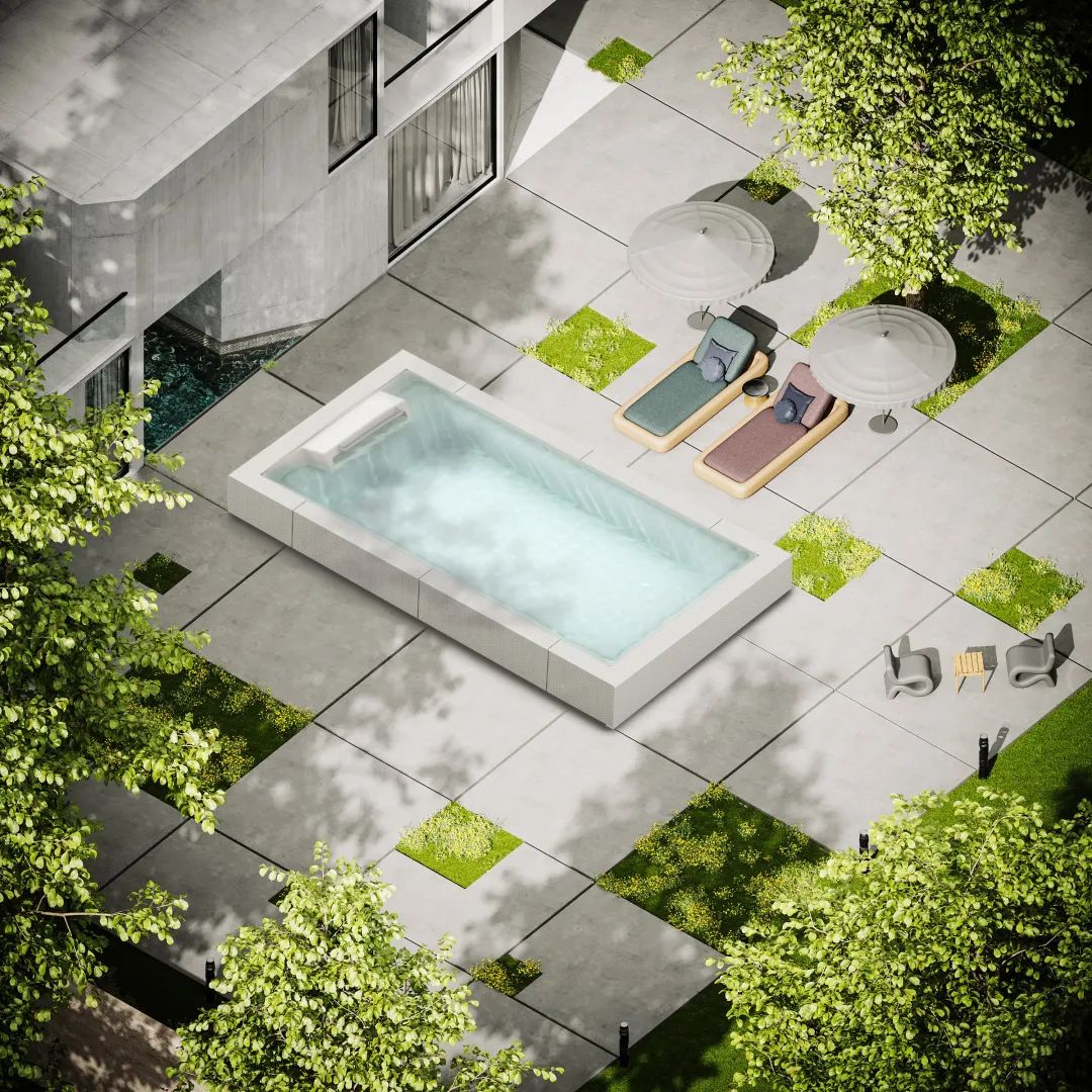 豪華別墅游泳池設計風格案例,豪華別墅游泳池設計風格,別墅游泳池設計風格